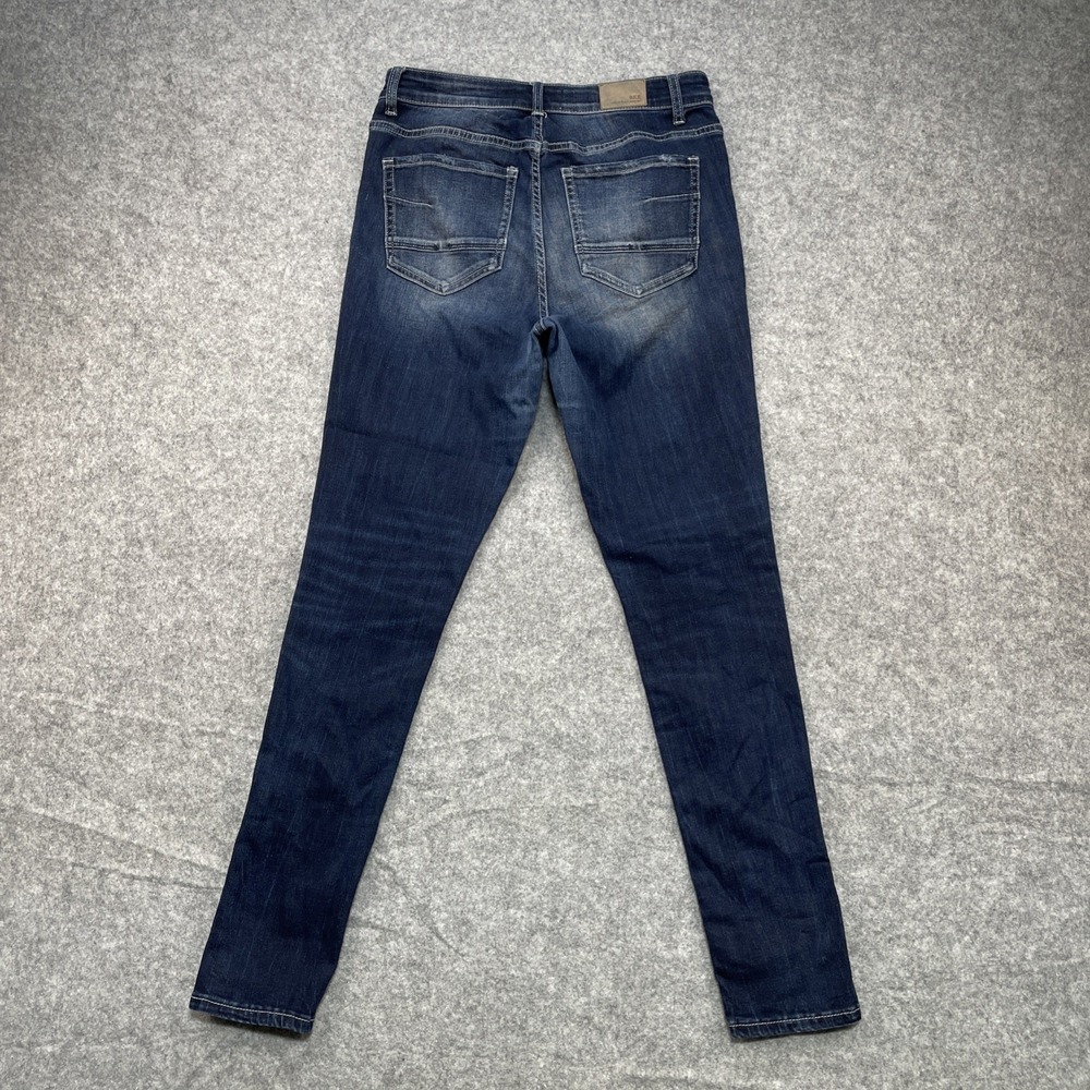 BKE Womens Jeans Parker Universal Fit High Rise Skinny Distressed 29x31.5 - Picture 2 of 8